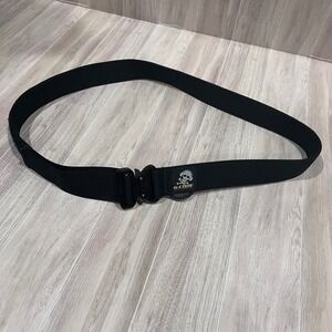 G-Code Tactical Belt XXL Black Buckle Made in USA Hook and Eye Closure